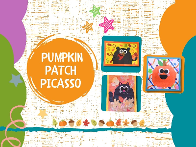 Kidcreate Studio - Johns Creek. Pumpkin Patch Picasso- Play and Paint (18M-5Y)